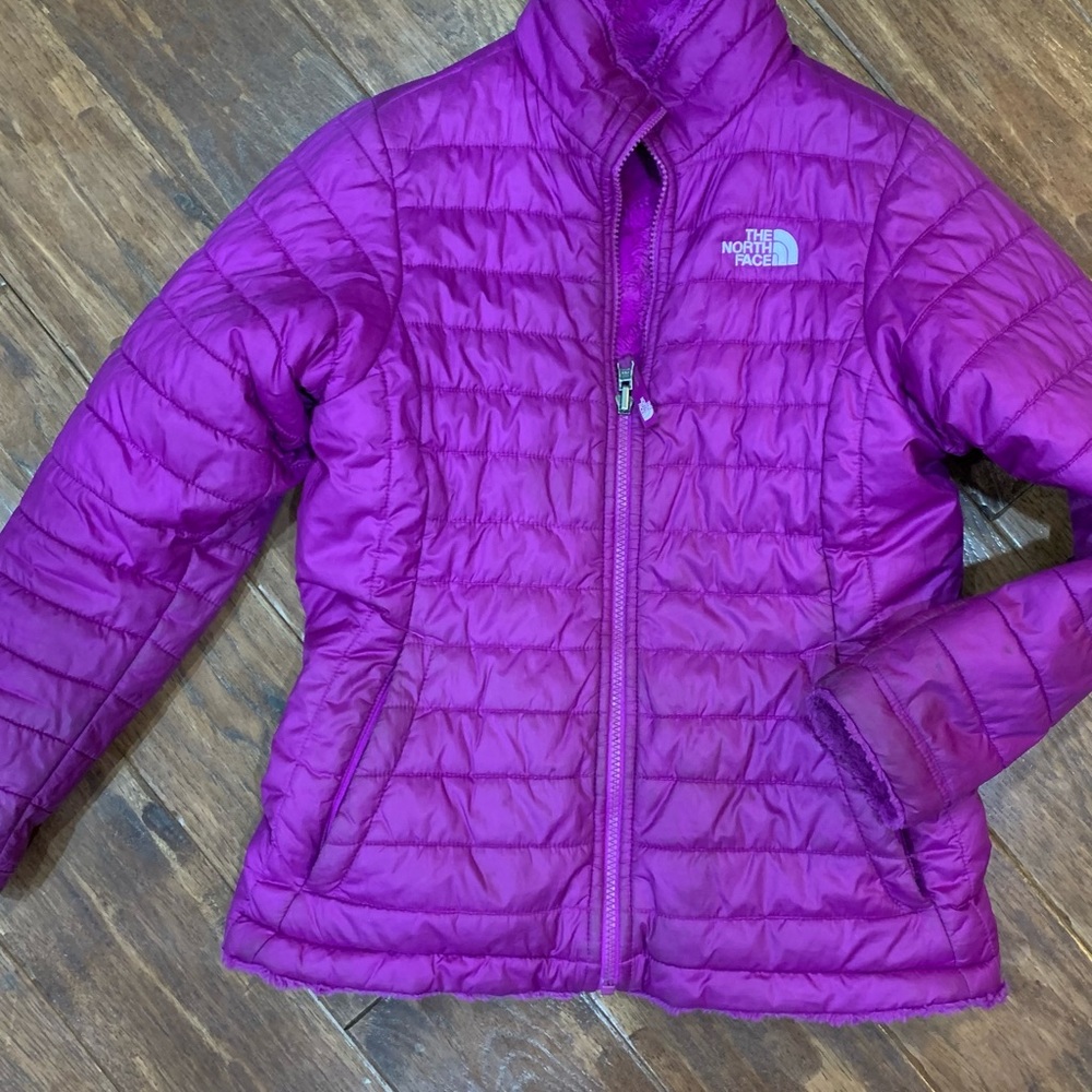 The North Face Kids Purple Puffer Jacket
